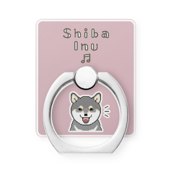 [ピンク] 柴犬スマホリング/[Pink] Shiba Inu Phone Ring