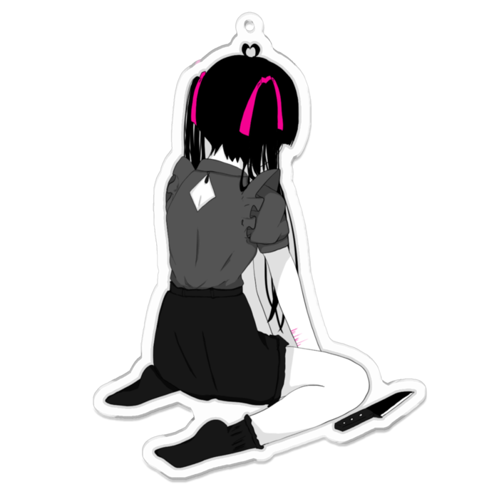 アクリルキーホルダー - 100 x 100 (mm)