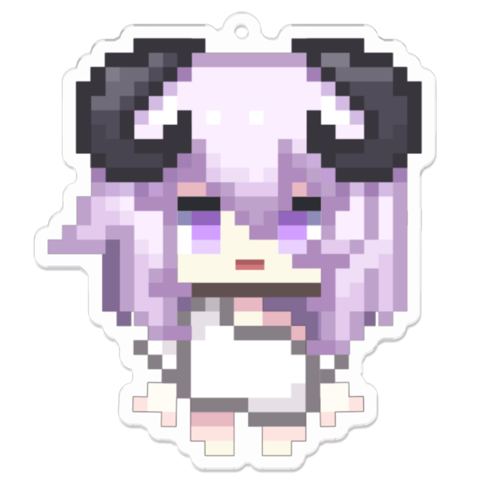 ドット絵アクキーVer.01 - 70 x 70 (mm)