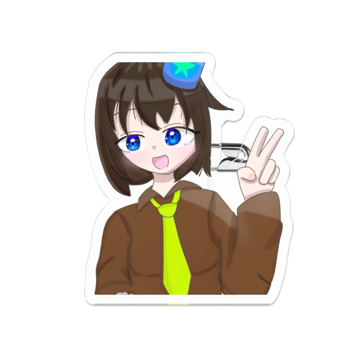 アクリルバッジ - 50 x 50 (mm)