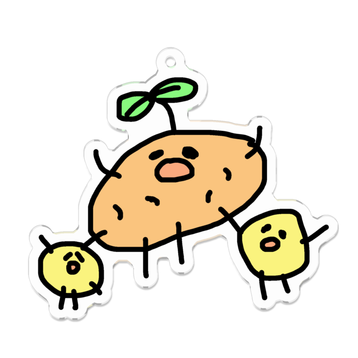 アクリルキーホルダー - 70 x 70 (mm)