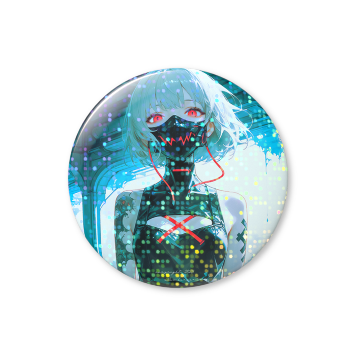 ホログラム缶バッジ - 44mm