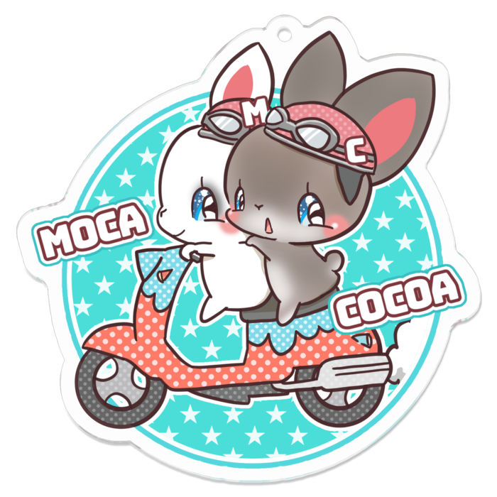 アクリルキーホルダー - 70 x 70 (mm)