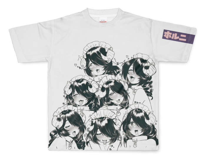 「白」 L - 正面印刷のみ