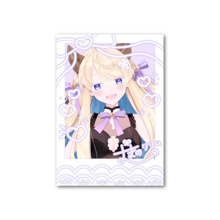 フォト風カード - 縦 - 片面