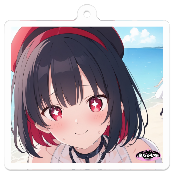 アクリルキーホルダー(コーティング) - 50 x 50 (mm)