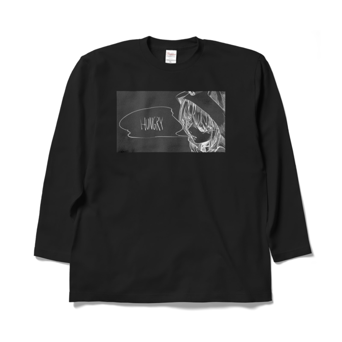Hungry ロンT - XL - ブラック