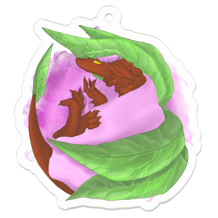 アクリルキーホルダー - 50 x 50 (mm)