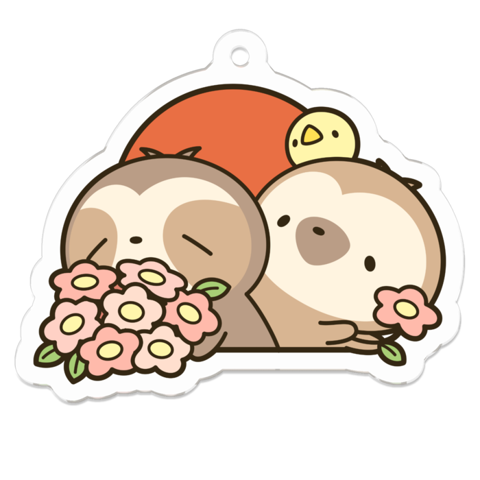 アクリルキーホルダー - 50 x 50 (mm)