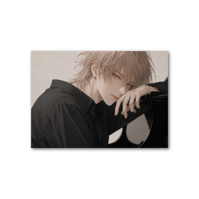 フォト風カード - 横 - 片面