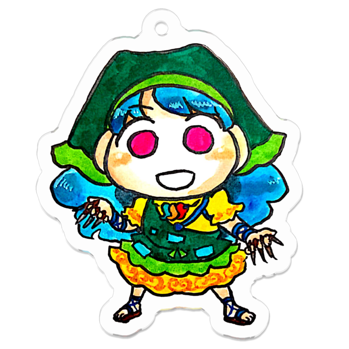 アクリルキーホルダー - 50 x 50 (mm)