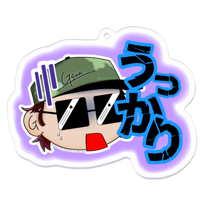 アクリルキーホルダー - 70 x 70 (mm)