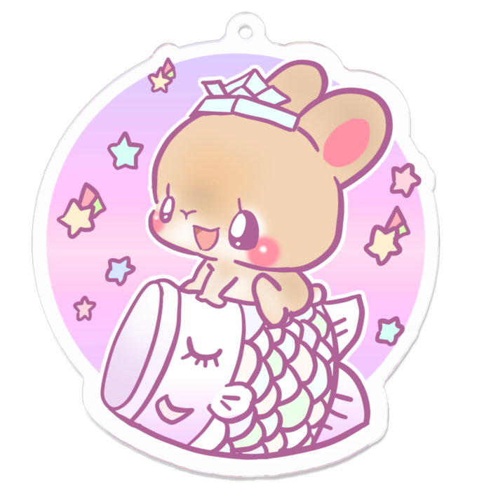 アクリルキーホルダー - 70 x 70 (mm)