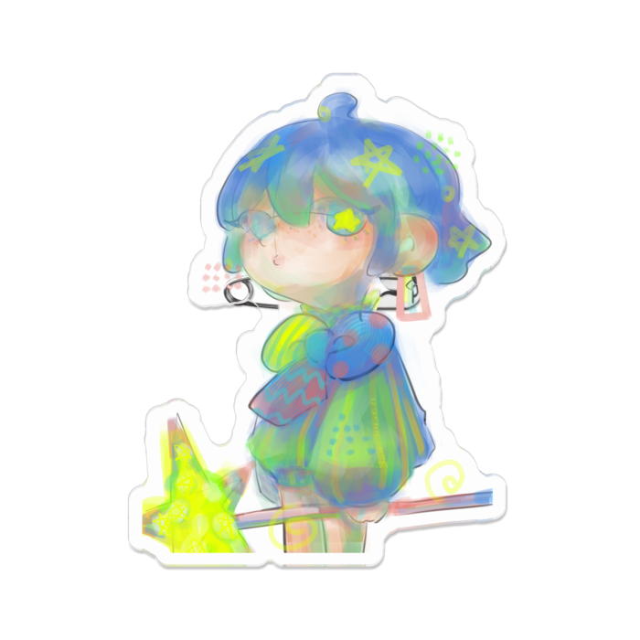 アクリルバッジ - 70 x 70 (mm)