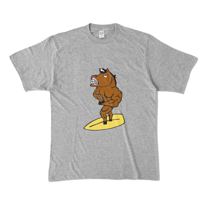 カラーTシャツ - XL - 杢グレー (濃色)