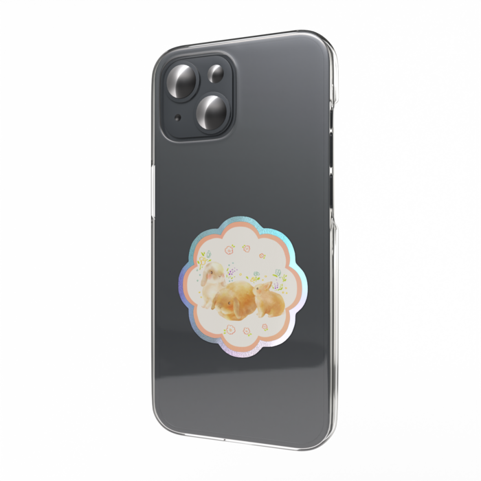 オーロラスマホステッカー - W55 × H91mm 以内