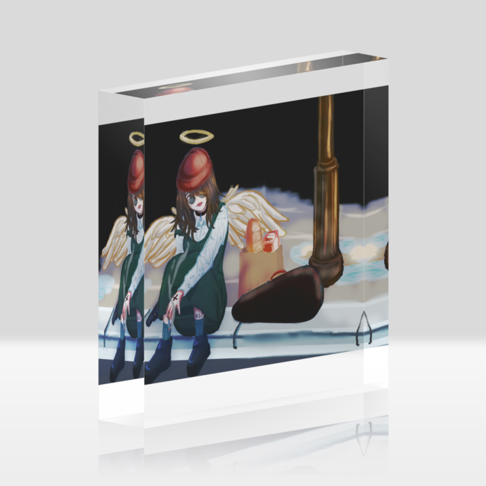 アクリルブロック - 100x100mm