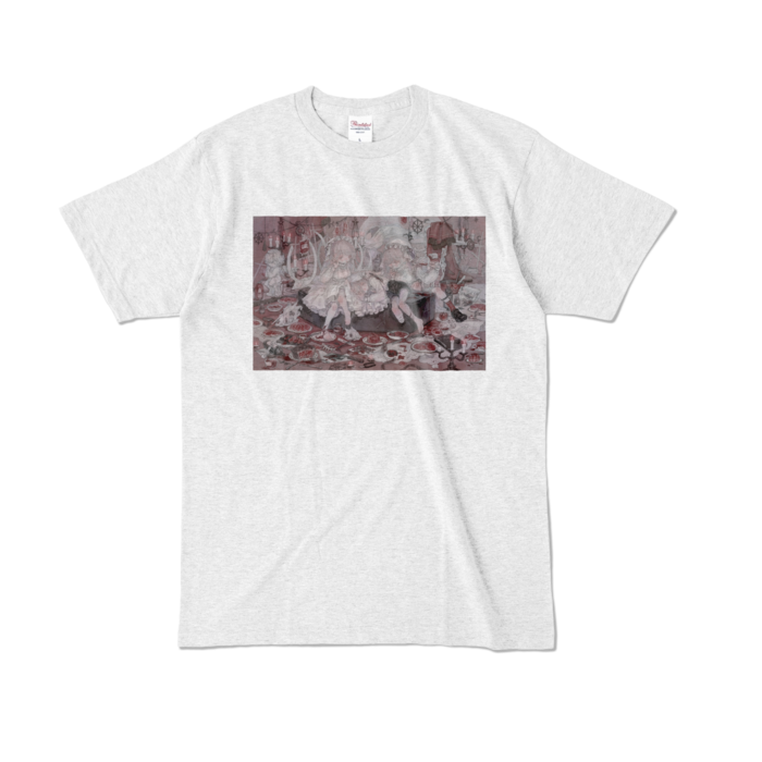 Tシャツ - L - アッシュ (淡色)