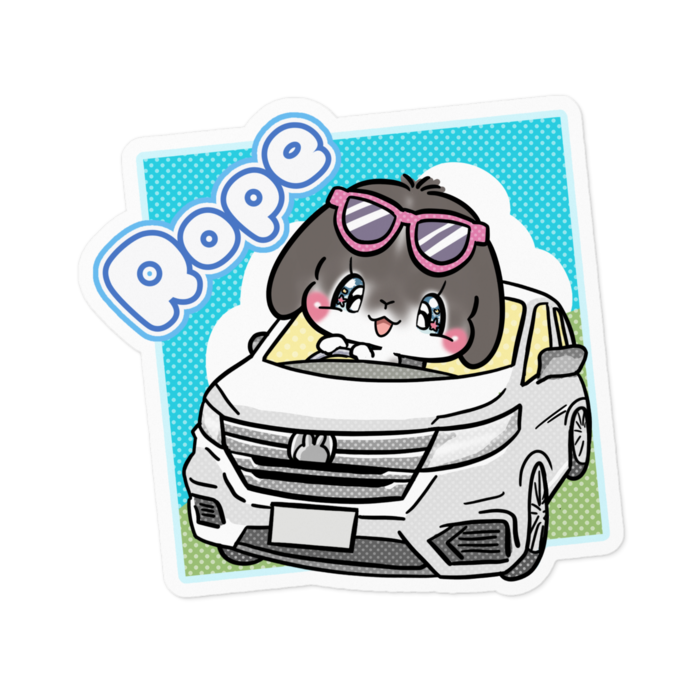 ステッカー - 100 x 100 (mm)