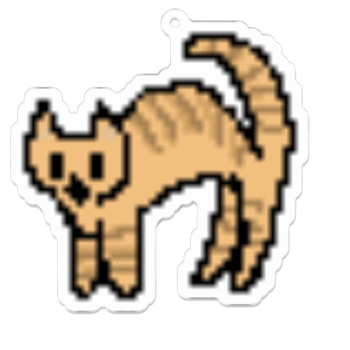 アクリルキーホルダー - 70 x 70 (mm)