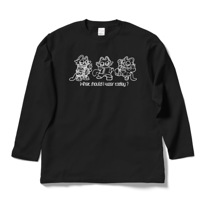 ロングスリーブTシャツ - L - ブラック