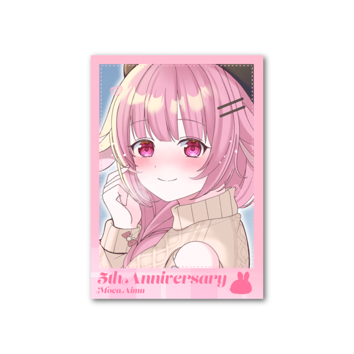 フォト風カード【5周年記念】照れ