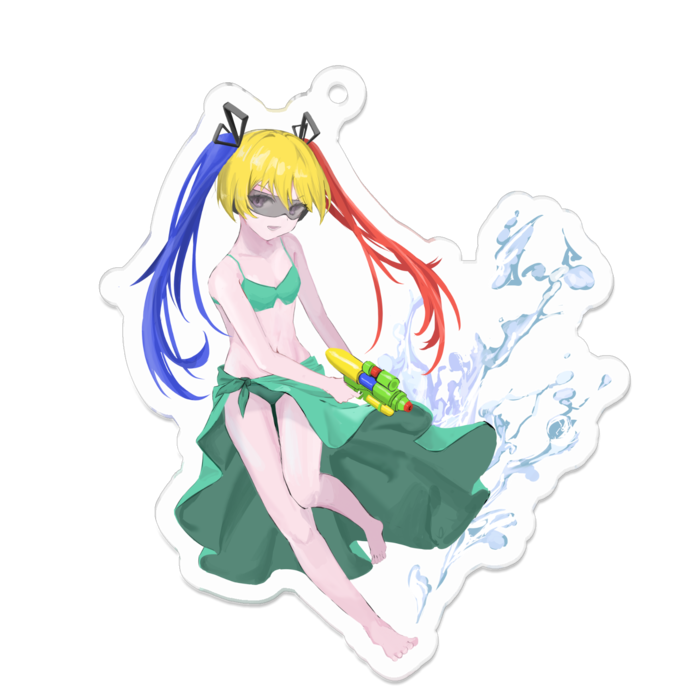 アクリルキーホルダー - 70 x 70 (mm)