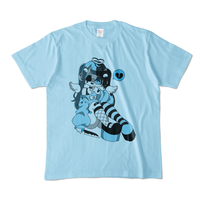カラーTシャツ - M - ライトブルー (淡色)