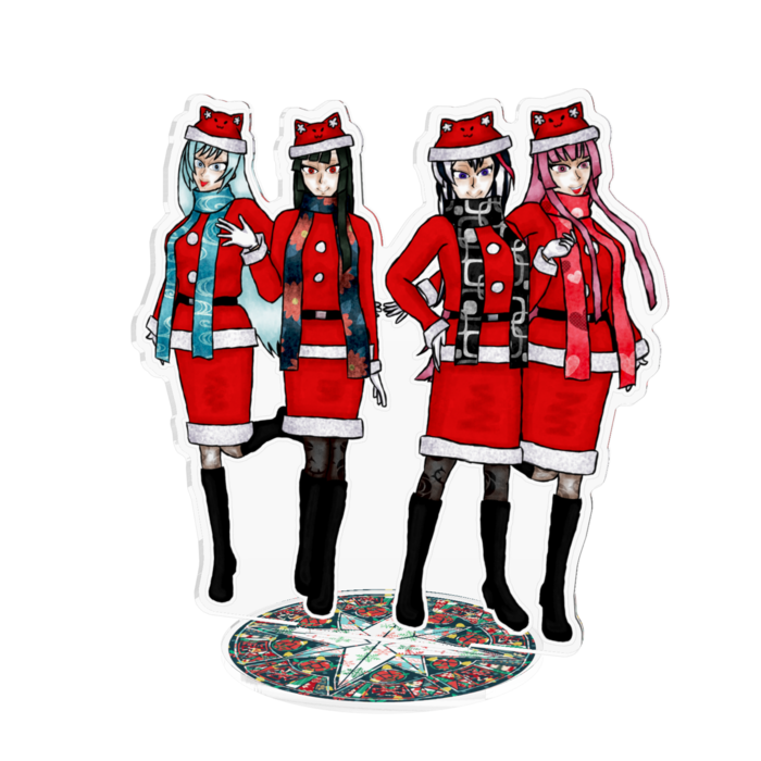 2021Xmasサンタ乙女のクリスマス作戦！ - 160x160mm