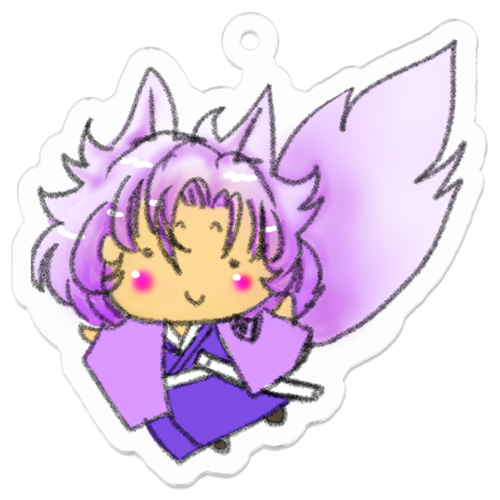 アクリルキーホルダー - 50 x 50 (mm)