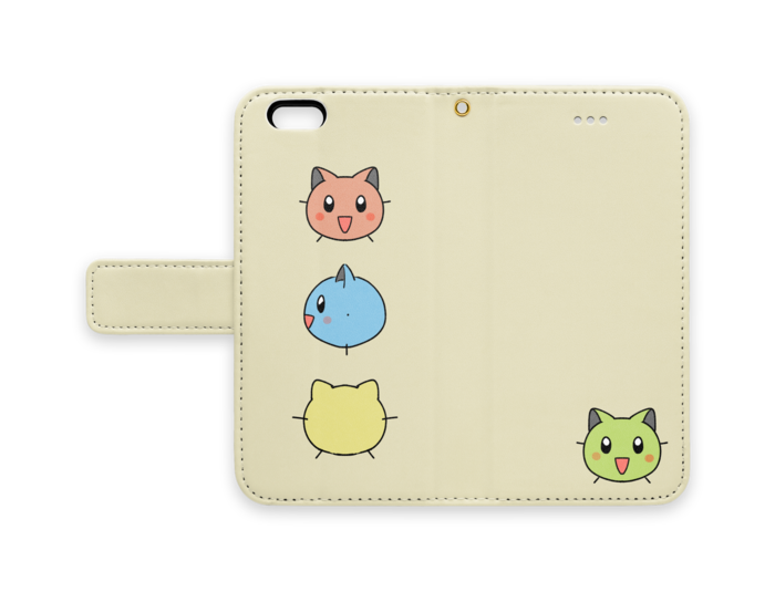 手帳型iPhoneケース - iPhone 6 / 6s - ストラップ穴 あり