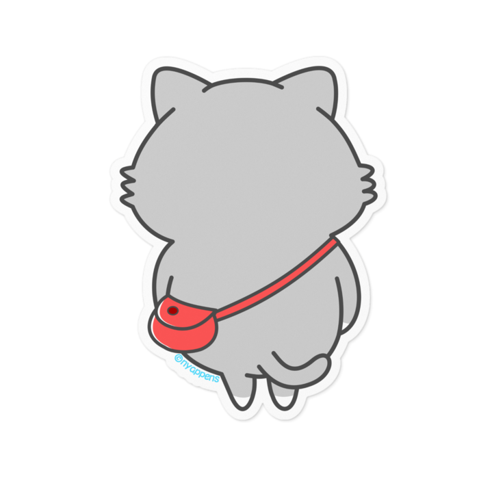 ステッカー - 100 x 100 (mm)白