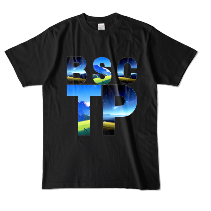カラーTシャツ - L - ブラック (濃色)｜Colored T-Shirt - L - Black (Dark)