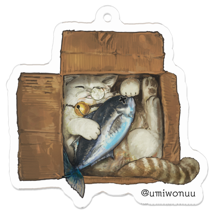 アクリルキーホルダー - 50 x 50 (mm)