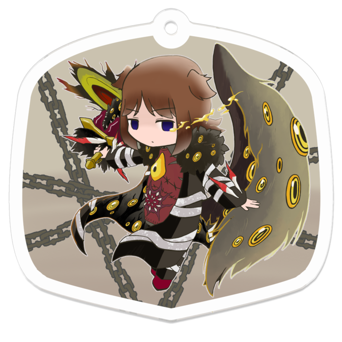 アクリルキーホルダー - 50 x 50 (mm)