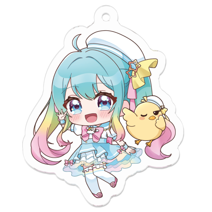 アクリルキーホルダー - 50 x 50 (mm)