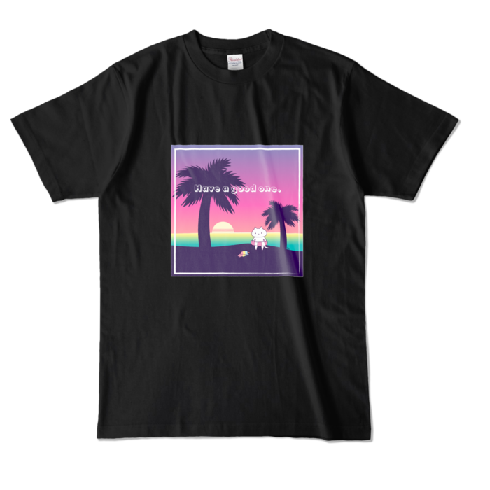 カラーTシャツ - L - ブラック (濃色)