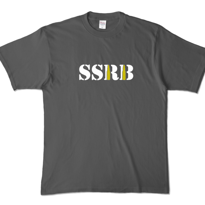 SSRBデザインTシャツ - XL - チャコール (濃色)