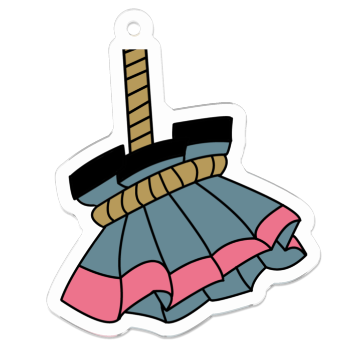 アクリルキーホルダー - 50 x 50 (mm)