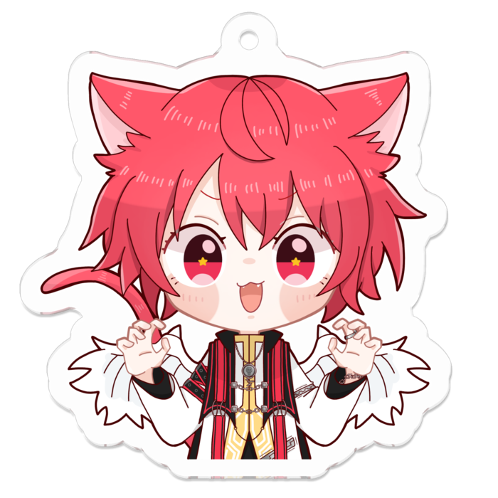 アクリルキーホルダー（コーティング） - 50 x 50 (mm)