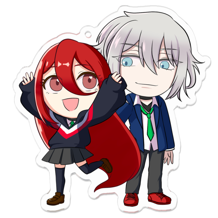 アクリルキーホルダー（コーティング） - 70 x 70 (mm)