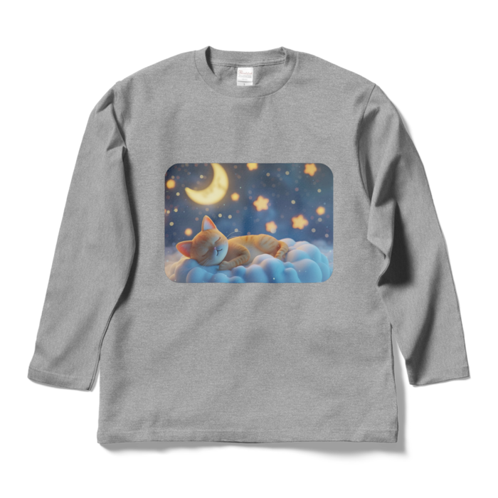 ロングスリーブTシャツ - L - 杢グレー