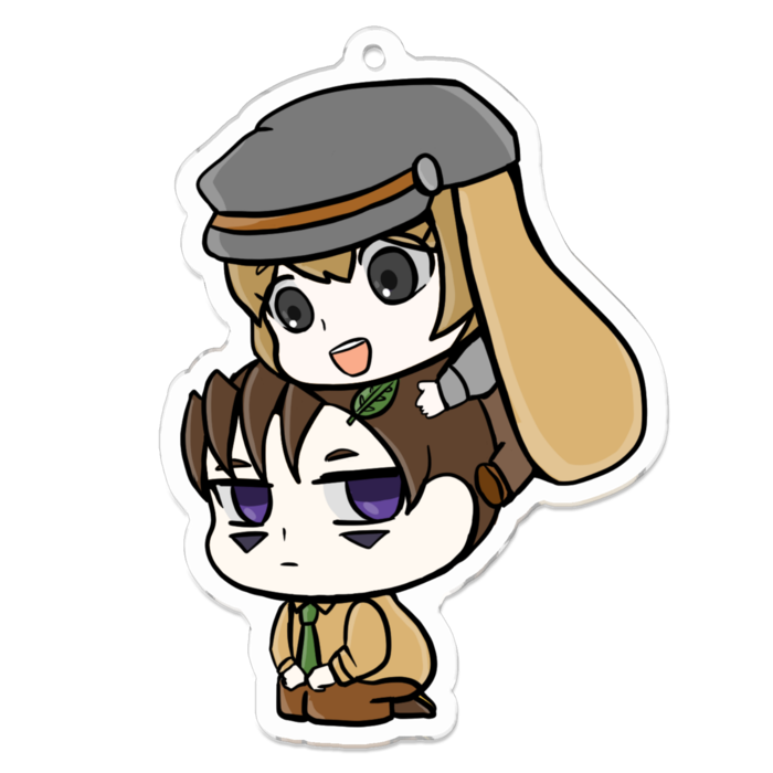 アクリルキーホルダー - 70 x 70 (mm)