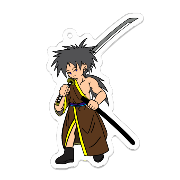 アクリルキーホルダー（コーティング） - 70 x 70 (mm)