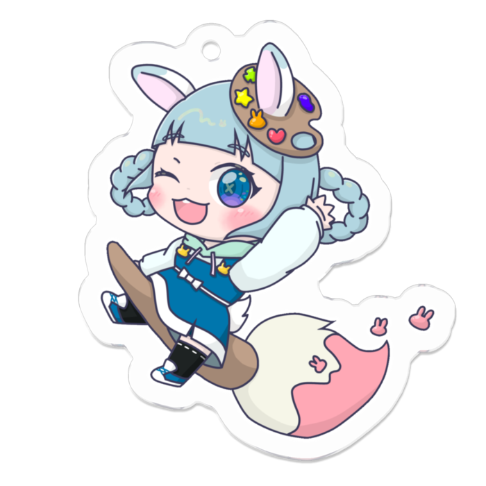 アクリルキーホルダー - 50 x 50 (mm)