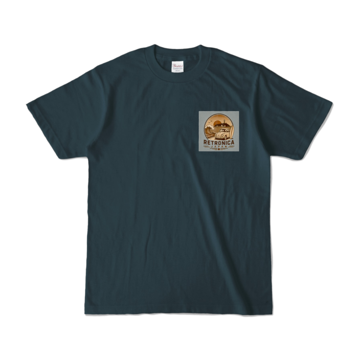 カラーTシャツ - S - デニム (濃色)