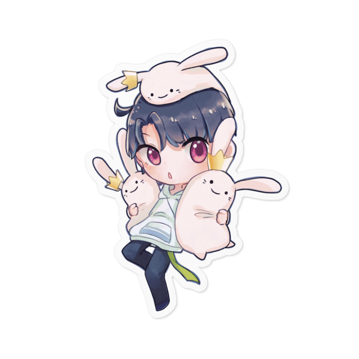 ステッカー - 100 x 100 (mm)