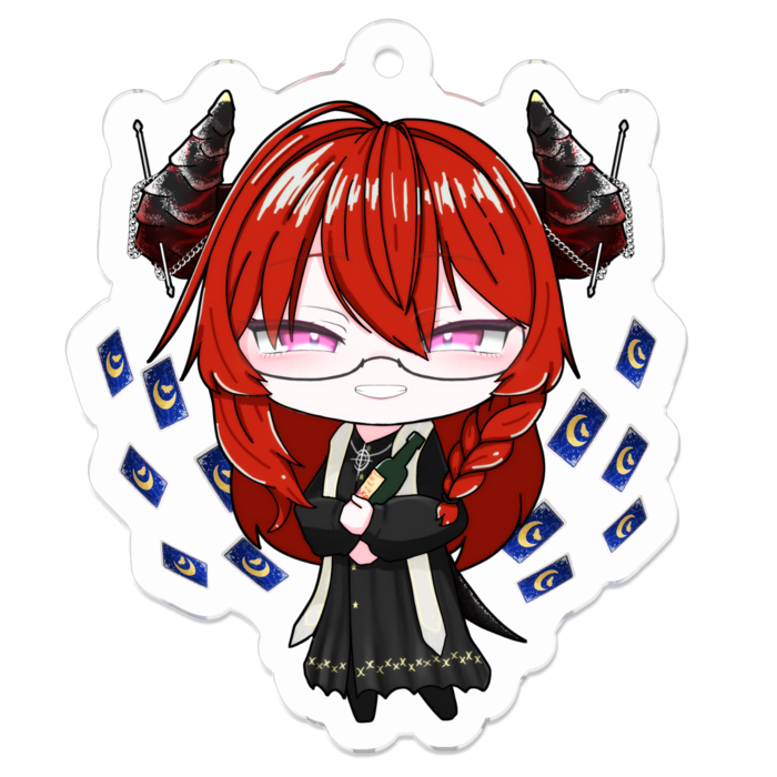 アクリルキーホルダー - 50 x 50 (mm)