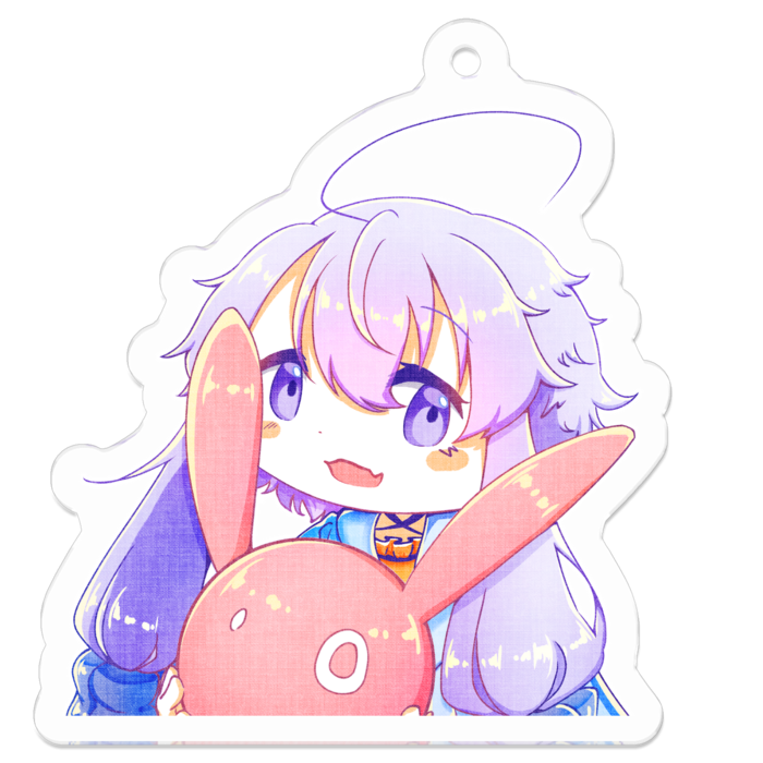 後ろ髪もさもさオホゆかさんアクキー
