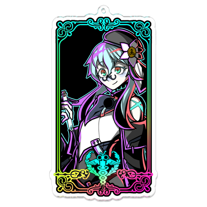 アクリルキーホルダー - 100 x 100 (mm)